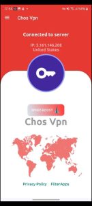 دانلود فیلتر شکن آنلاین اندروید Chos VPN