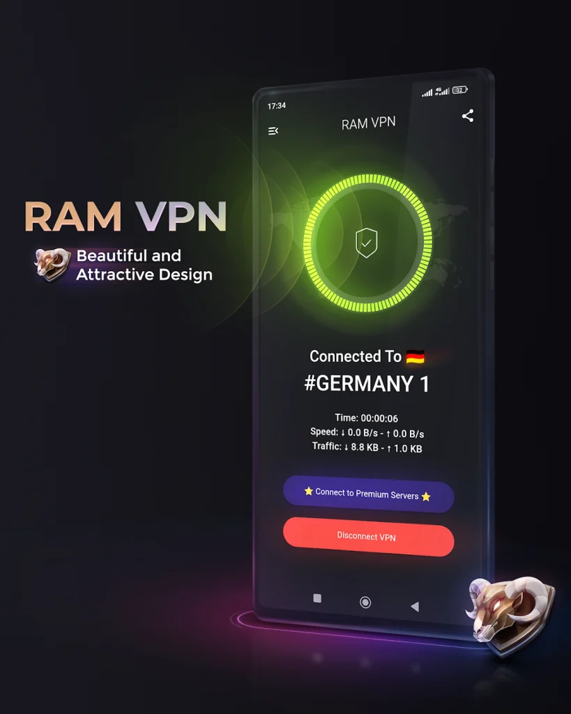 دانلود وی پی ان سرور امریکا Ram VPN