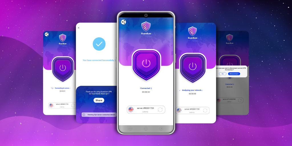 فیلتر شکن پرسرعت جدید رایگان Guardium VPN