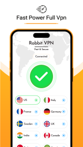 اتصال به فیلتر شکن خرگوش جدید Rabbit VPN برای موبایل