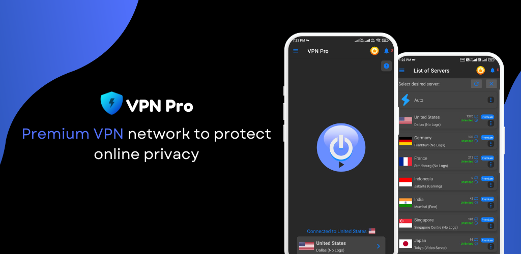 فیلتر شکن پرو وی پی ان آبی نصب از گوگل VPN Pro + تست و بررسی کامل