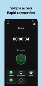 اتصال سریع به فیلتر شکن قوی ایمن Lumo VPN + دانلود مستقیم و اتصال به آن