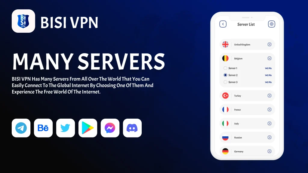 دسترسی کامل به فیلترشکن جدید پرسرعت bisi vpn