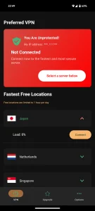 وی پی ان قوی و پرسرعت Preferred VPN برای استریم