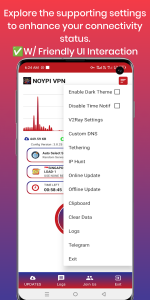 سرور آمریکا رایگان Noypi VPN برای اتصال سریع مخصوص فری فایر