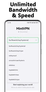 Mint VPN در اندروید
