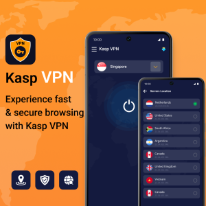 فیلتر شکن رایگان کاسپ وی پی ان Kasp VPN