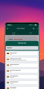 برنامه Bolt Shield VPN ایمن